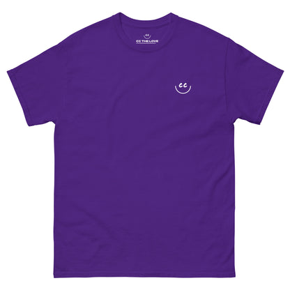 Heart Smile Tee in Purple - Short Sleeve