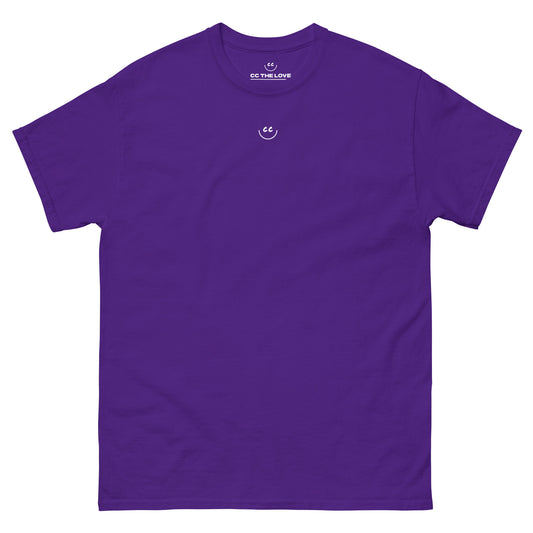 Little Smile Tee in Purple - Short Sleeve