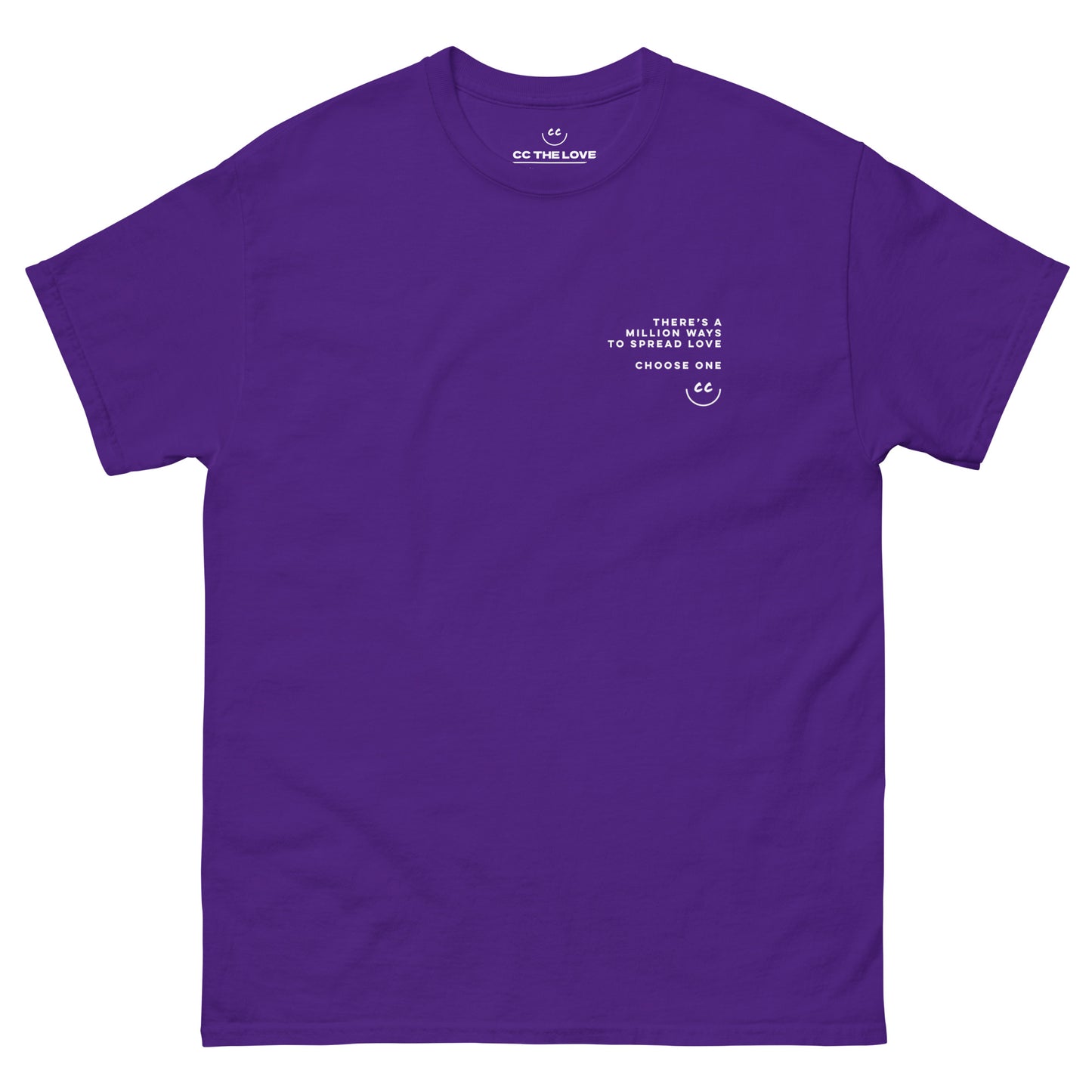 Million Smiles Tee in Purple - Short Sleeve