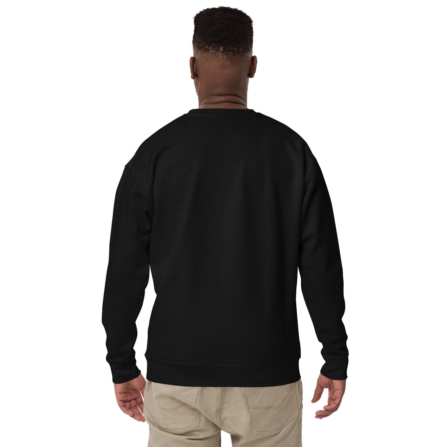 Boxed Smile Fleece in Black - Sweatshirt
