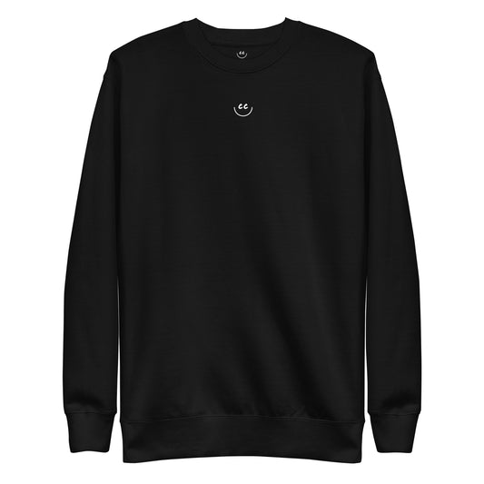 Little Smile Fleece in Black - Sweatshirt
