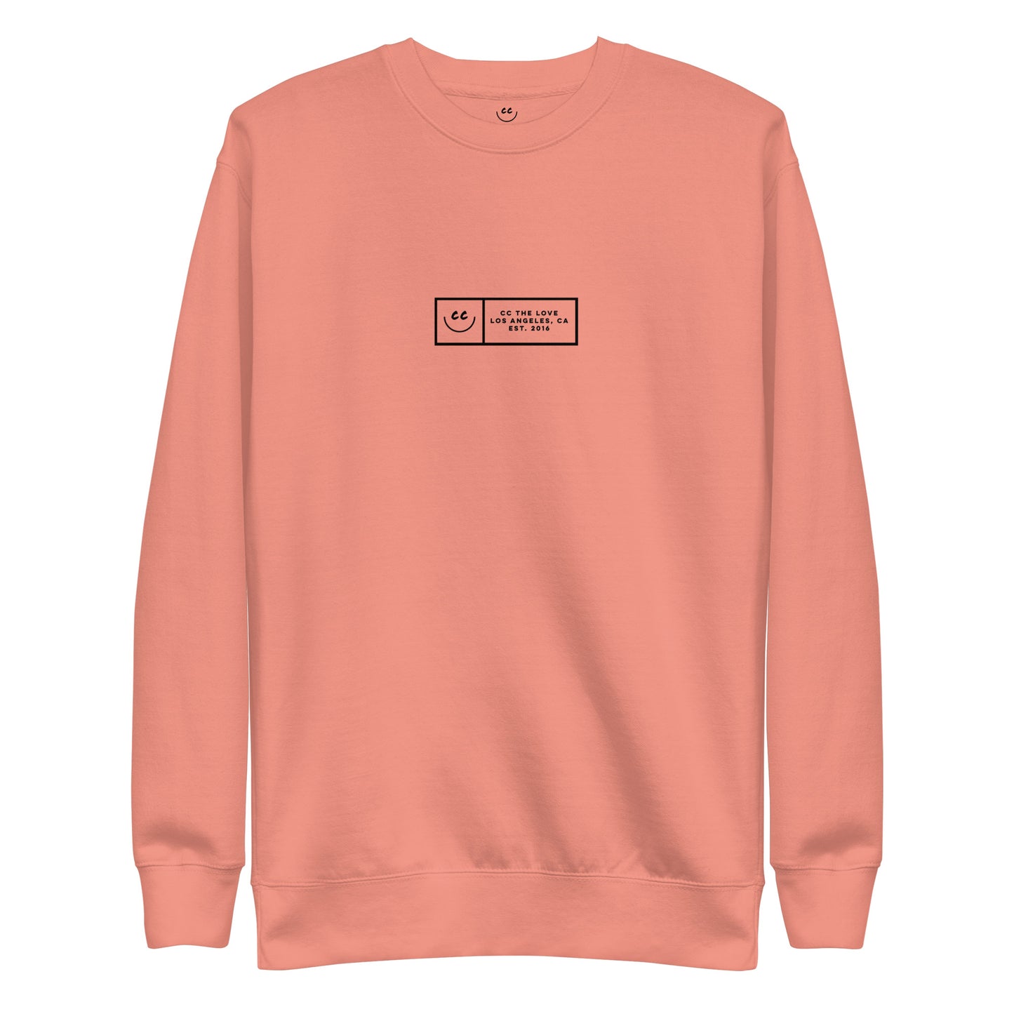 Boxed Smile Fleece in Dusty Rose - Sweatshirt