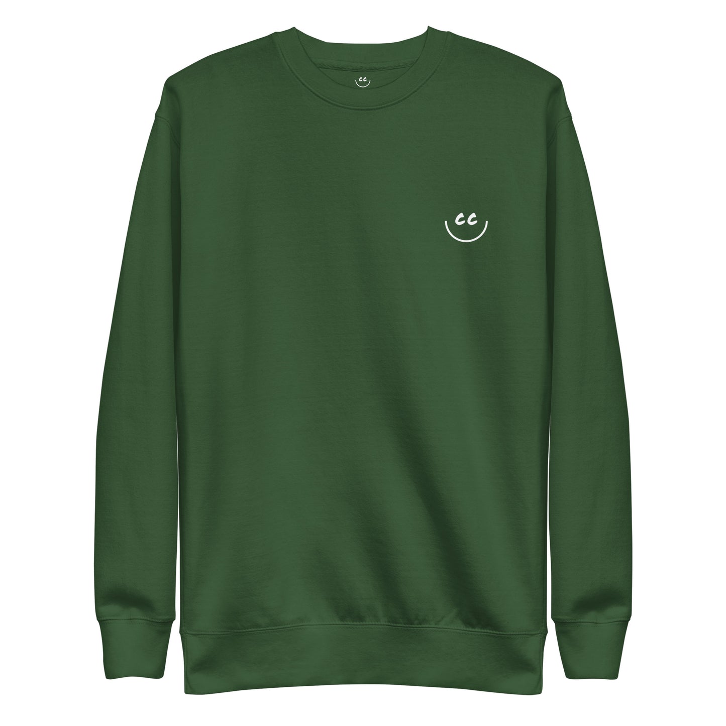 Heart Smile Fleece in Forest Green - Sweatshirt